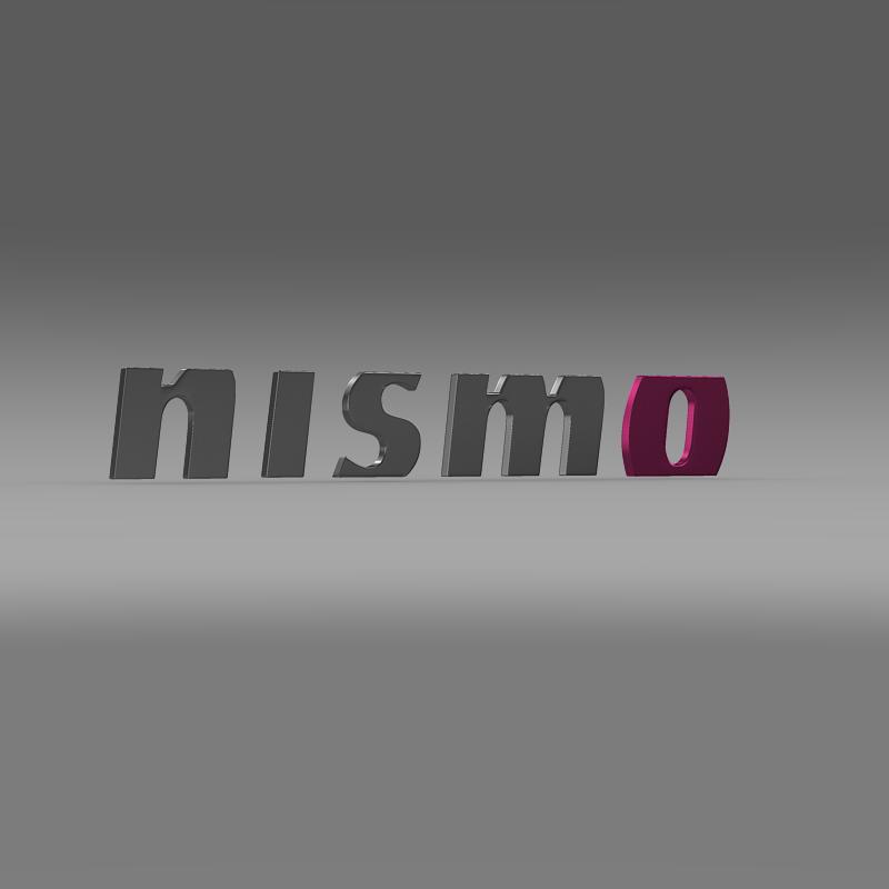 Nismo logo 3D Model .max .obj .3ds .fbx .c4d .lwo .lw .lws ...