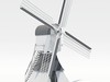 Hollow Post Mill 3D Model