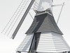 Hollow Post Mill 3D Model .max .obj .3ds .lwo .lw .lws