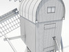 Hollow Post Mill 3D Model .max .obj .3ds .lwo .lw .lws