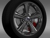 Ford Mustang Convertible 2010 wheel 3D Model