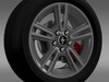 Ford Mustang 2013 wheel 3D Model
