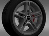Ford_Mustang Shelby GT500 2010 wheel 3D Model
