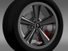 Ford_Mustang Bullit 2008 wheel 3D Model