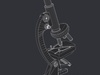Microscope 3D Model .obj .3ds .fbx .c4d