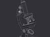 Microscope 3D Model .obj .3ds .fbx .c4d