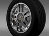 Ford_Mustang GT 2005 wheel 3D Model .max .obj .3ds .fbx .lwo .lw .lws .c4d