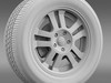 Ford_Mustang GT 2005 wheel 3D Model .max .obj .3ds .fbx .lwo .lw .lws .c4d