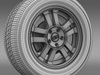 Ford_Mustang GT 2005 wheel 3D Model .max .obj .3ds .fbx .lwo .lw .lws .c4d