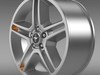 Ford Mustang 2010 AV X 10 rim 3D Model .max .obj .3ds .fbx .lwo .lw .lws .c4d