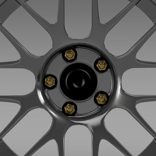 Ford Mustang Boss 302R 2011 rim 3D Model .max .obj .3ds .fbx .lwo .lw .lws .c4d
