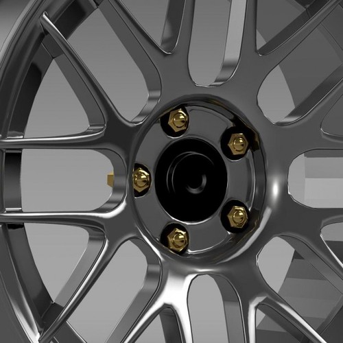 Ford Mustang Boss 302R 2011 rim 3D Model .max .obj .3ds .fbx .lwo .lw .lws .c4d