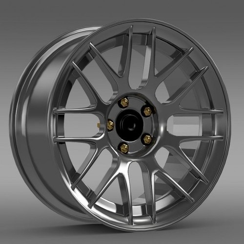 Ford Mustang Boss 302R 2011 rim 3D Model .max .obj .3ds .fbx .lwo .lw .lws .c4d