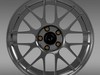 Ford Mustang Boss 302R 2011 rim 3D Model .max .obj .3ds .fbx .lwo .lw .lws .c4d
