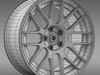 Ford Mustang Boss 302R 2011 rim 3D Model .max .obj .3ds .fbx .lwo .lw .lws .c4d