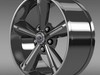 Ford Mustang Convertible 2010 rim 3D Model