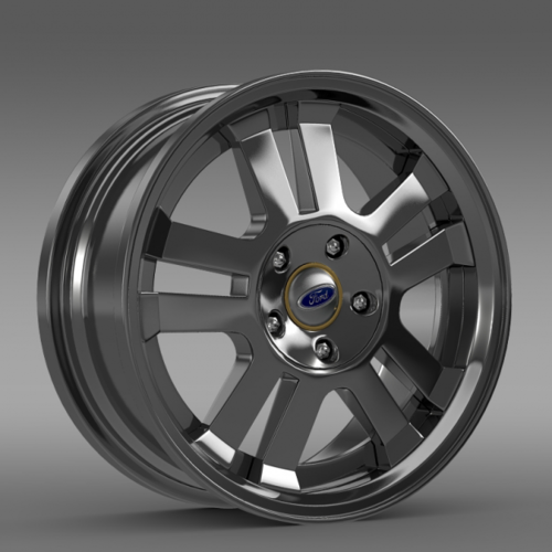 Ford Mustang GT 2005 rim 3D Model .max .obj .3ds .fbx .lwo .lw .lws .c4d