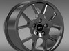 Ford Mustang GT500 Shelby 2007 rim 3D Model .max .obj .3ds .fbx .lwo .lw .lws .c4d