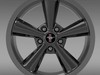 Ford Mustang Bullit 2008 rim 3D Model .max .obj .3ds .fbx .lwo .lw .lws .c4d