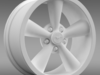 Ford Mustang Bullit 2008 rim 3D Model .max .obj .3ds .fbx .lwo .lw .lws .c4d