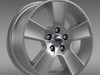 Ford Mustang GT Convertible 2005 rim 3D Model
