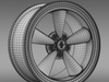 Ford Mustang GT CS 2007 rim 3D Model .max .obj .3ds .fbx .lwo .lw .lws .c4d