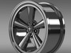 Ford Mustang GT CS 2007 rim 3D Model .max .obj .3ds .fbx .lwo .lw .lws .c4d
