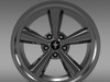Ford Mustang GT CS 2007 rim 3D Model .max .obj .3ds .fbx .lwo .lw .lws .c4d