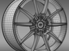 Ford Mustang Shelby GT500KR 2008 rim 3D Model .max .obj .3ds .fbx .lwo .lw .lws .c4d