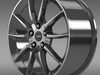 Ford Mustang Shelby GT500KR 2008 rim 3D Model .max .obj .3ds .fbx .lwo .lw .lws .c4d