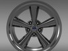 Ford Mustang GTH 2006 rim 3D Model .max .obj .3ds .fbx .lwo .lw .lws .c4d