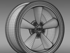 Ford Mustang GTH 2006 rim 3D Model .max .obj .3ds .fbx .lwo .lw .lws .c4d