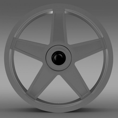 Ford Mustang GTR 2005 rim 3D Model .max .obj .3ds .fbx .lwo .lw .lws .c4d