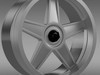 Ford Mustang GTR 2005 rim 3D Model .max .obj .3ds .fbx .lwo .lw .lws .c4d