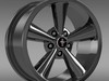 Ford Mustang Shelby GT Convert 2008 rim 3D Model