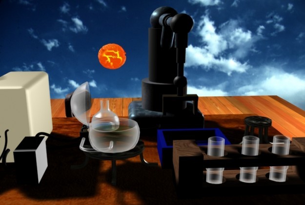 Laboratory 3D Model .max