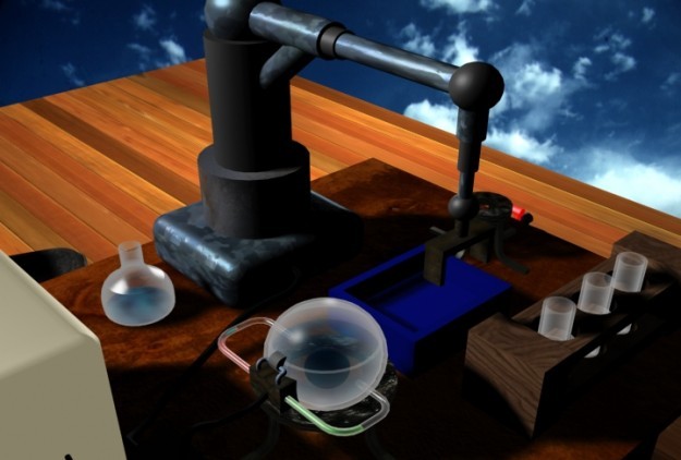 Laboratory 3D Model .max