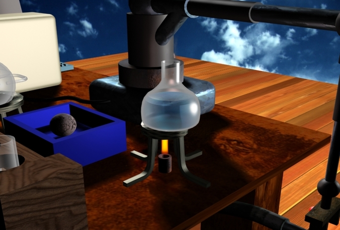 Laboratory 3D Model .max