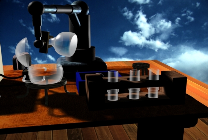 Laboratory 3D Model .max