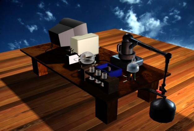 Laboratory 3D Model .max