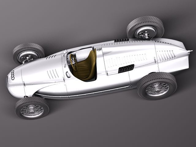 Auto Union type D 1938 3D Model Auto Union type D 1938 3D Model .max .obj .3ds .fbx .lwo .lw .lws .c4d