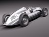 Auto Union type D 1938 3D Model .max .obj .3ds .fbx .lwo .lw .lws .c4d