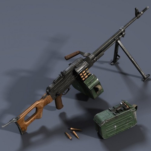 Low Poly Weapons Mega Pack 3D Model .max .obj .c4d