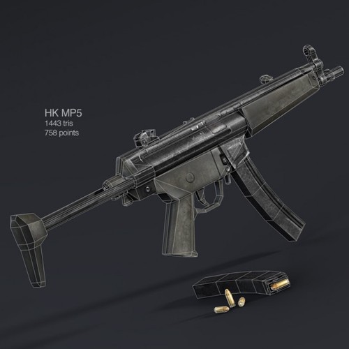 Low Poly Weapons Mega Pack 3D Model .max .obj .c4d