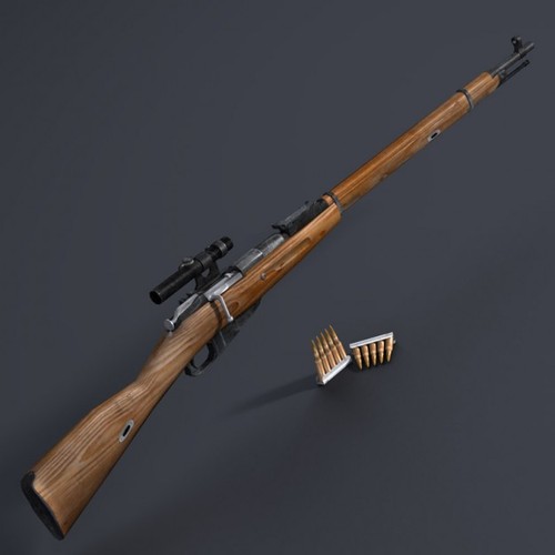 Low Poly Weapons Mega Pack 3D Model .max .obj .c4d