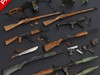 Low Poly Weapons Mega Pack 3D Model