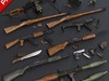 Low Poly Weapons Mega Pack 3D Model .max .obj .c4d