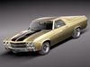 Chevrolet El Camino 1970 3D Model