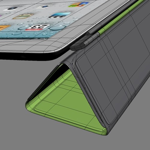 Apple iPhone 4S and New iPad 3 with Smart Cover 3D Model .max .obj .3ds .fbx .lwo .lw .lws .c4d