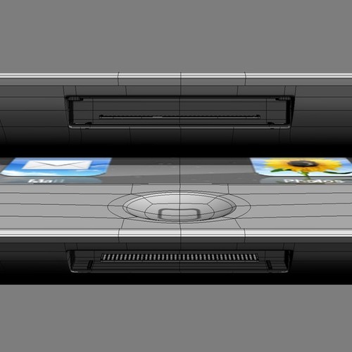 Apple iPhone 4S and New iPad 3 with Smart Cover 3D Model .max .obj .3ds .fbx .lwo .lw .lws .c4d